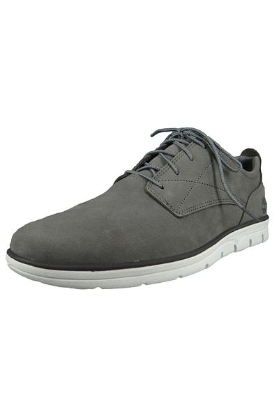 Timberland Herren Sportliche Halbschuhe Bradstreet OX CA414S TB0A414S033 Grau  Medium Grey Leder mit EVA & Orth