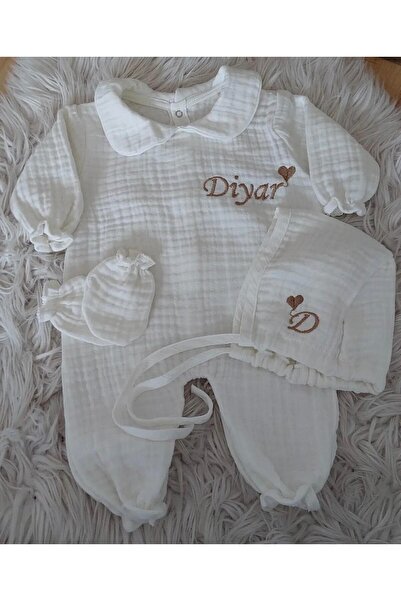 BEYCEY TASARIM Müslim kumaş tulum bonet bere eldiven