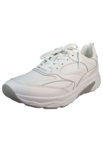 GABOR Damen Sneaker Low Top G-Weite 66.936 Weiß 50 Weiss Leder
