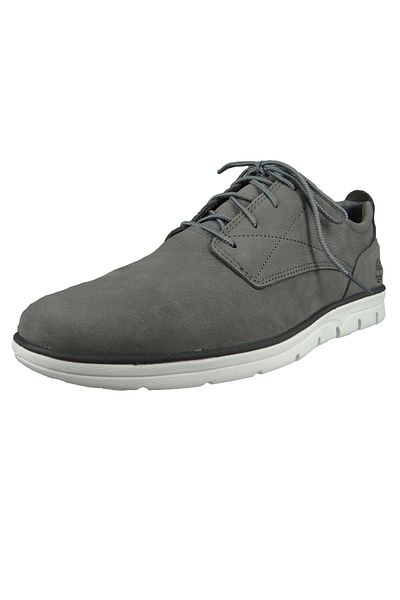 Timberland Herren Sportliche Halbschuhe Bradstreet OX CA414S TB0A414S033 Grau  Medium Grey Leder mit EVA & Orth