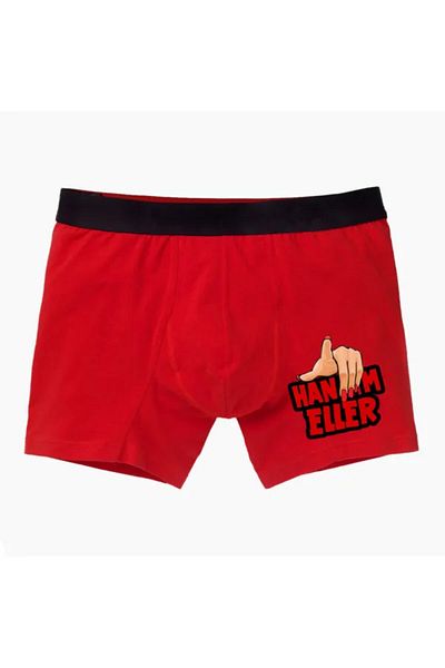 TİREde giyin Hanım Eller Humorous Men's Boxers