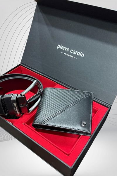 Pierre Cardin Sports Horizontal Use Belt Wallet Set of 2 Pc.25Y.K01.Sp.Y2
