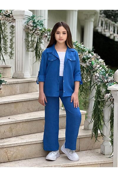 KOKOŞ BEBEK Set elegant de haină de in