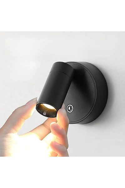 ECKO Rechargeable 360 ​​Degree Rotating LED Wall Light , Magnetic Touch-Dimmable Spotlight