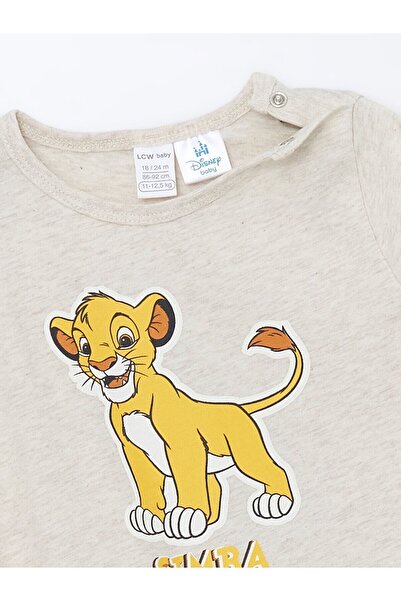 LC Waikiki Chlapecká kombinéza LCW s potiskem Lion King - Crew Neck