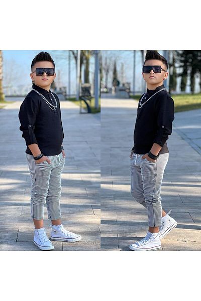 KOKOŞ BEBEK Ανδρικό κοστούμι με γιακά δικαστή