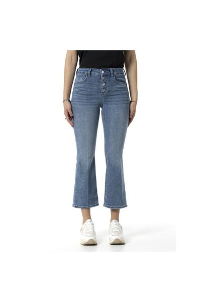 Liu Jo Women's High Waist Sitting Denim Blue Pants Ua5040D4615-78757