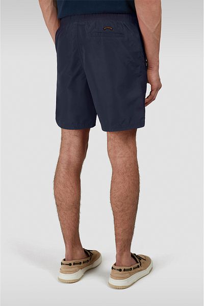 PAUL&SHARK Ανδρικό σορτς με λογότυπο Navy Blue με τσέπες κανονικής κοπής 25415060-013