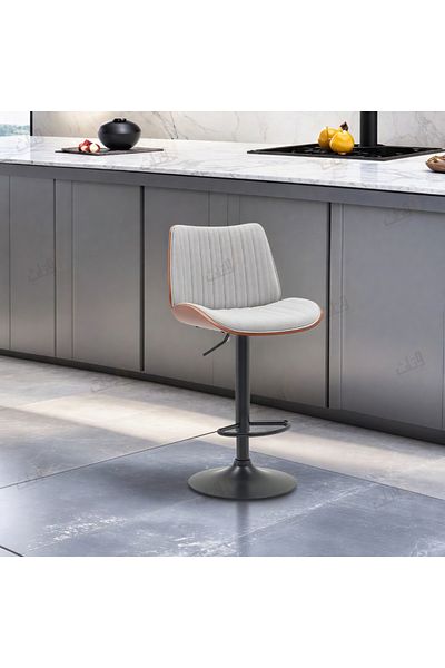 Ebticar Bar Chair-Light grey