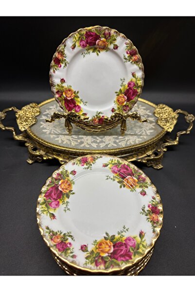 Royal Albert pasta tatlı tabak