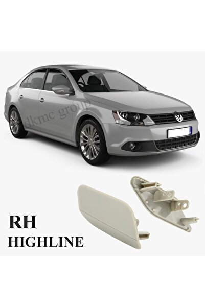 VOLKSPAR JETTA ÖN TAMPON İÇİN ASTARLI SAĞ FAR YIKAMA KAPAĞI 2011 2012 2013 2014 MODELLERE UYUMLU