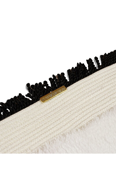 Klappe Design Non-Slip Base White Straw Jute Bath Mat, Entrance, Hall, Entrance Carpet