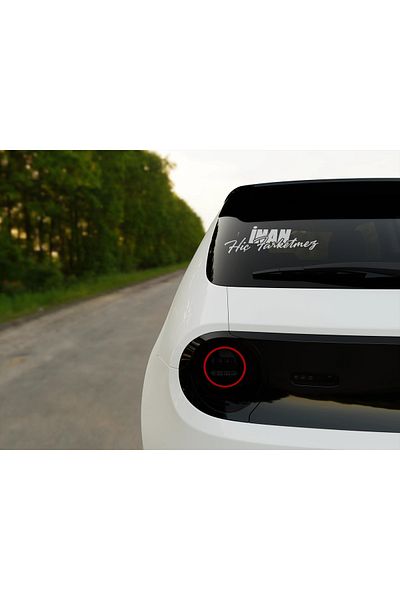 MS Major Selection Inan Nu contează Scriere 20x7cm autocolant autocolant pentru parbriz auto-motocicletă
