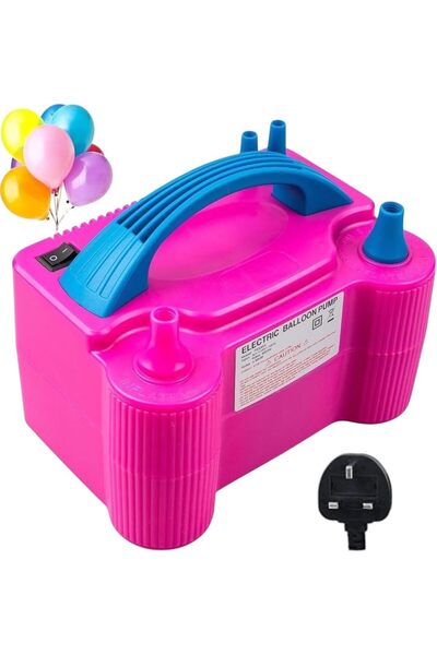 Buy and Bill مضخة بالونات كهربائية ذات فوهة مزدوجة لتزيين الحفلات والزفاف وال...