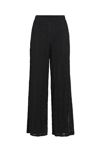 VILA Hose mit weitem Bein High Waist