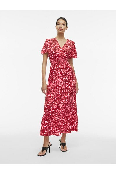 VILA Maxikleid Kurzarm