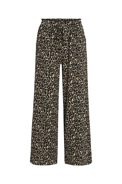 VILA Hose mit weitem Bein High Waist