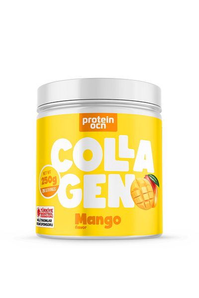 Proteinocean Mango 6 Vitamins Medicinal Collagen - 25 Servings 250g Collagen