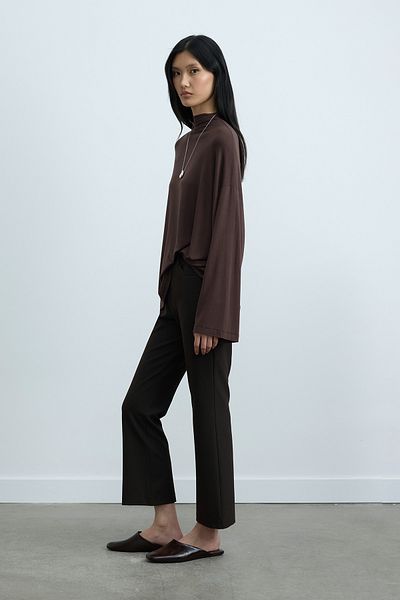 Suud Collection Bitter Brown Janet Flare Pants