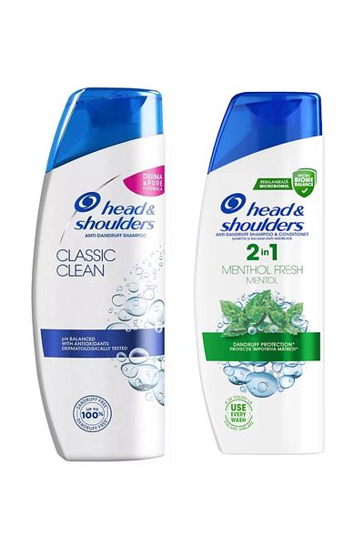 Head&Shoulders ȘAMPON 200ML CLASSIC CLEAN + 330ML 2 ÎN 1 MENTOL PROASPĂT