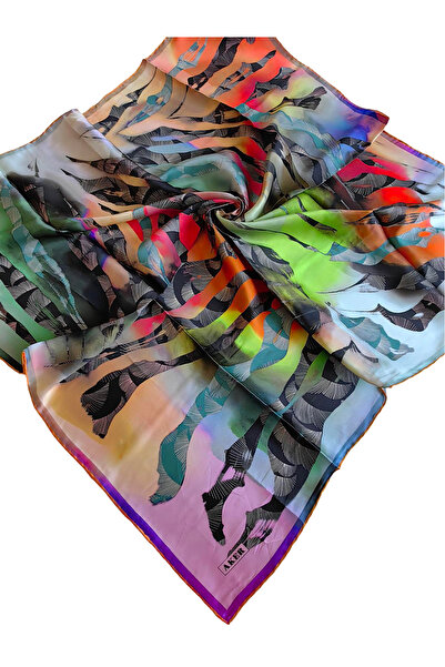 Aker İPEK KREP SATEN EŞARP 2025 YAZ SEZONU 9042701-362