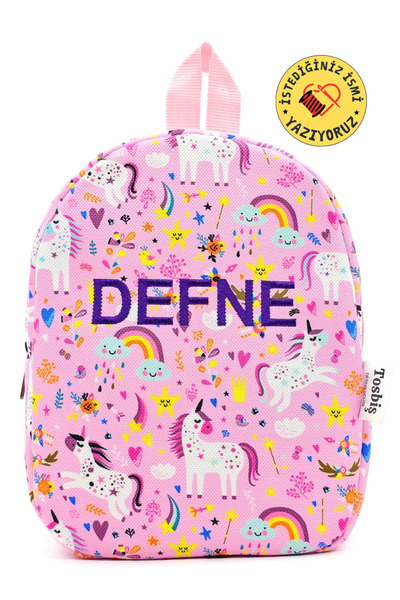 Tosbiş [ Kişiye Özel Isimli ] Tatlı Unicorn 0-8 Yaş - Kreş, Anaokulu Çocuk Sı...