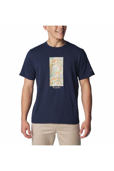 Columbia Ανδρικό κοντομάνικο γραφικό μπλουζάκι Sun Trek