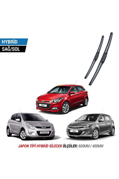 Velonova HYUNDAİ İ20 2008-2014 2'li Ön Cam Sileceği Sağ Sol Silecek Takımı Mu...