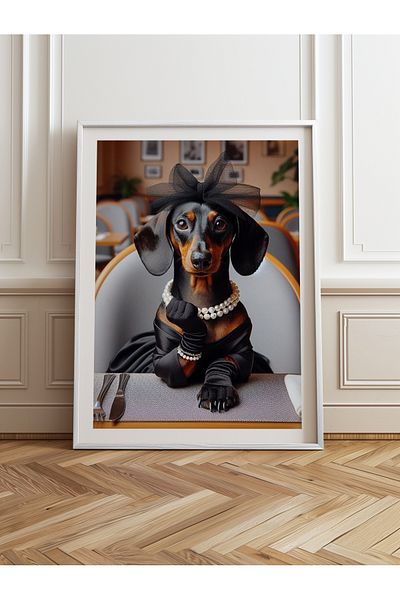 HOMEPACK Pictură cu un singur cadru din lemn Pictură poster dintr-o bucată TK/989