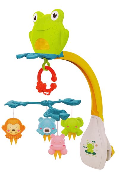 Salamandra Musical Carousel for Crib, Soothing Melodies, Removable Toys, Salamandra Kids