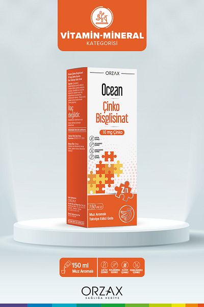 Ocean 150mlBanana Flavored Zinc Bisglicinate