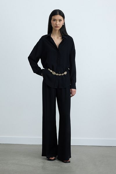 Suud Collection Black Alessa Pants