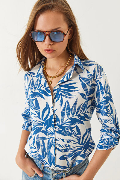 Bianco Lucci Cămașă din viscoză cu mâneci pliate pentru femei 60261452