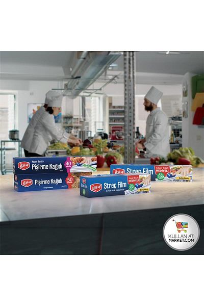 Roll-Up Roll up Cling Film 30 cm X 300 m (Sliding Knife Gift)