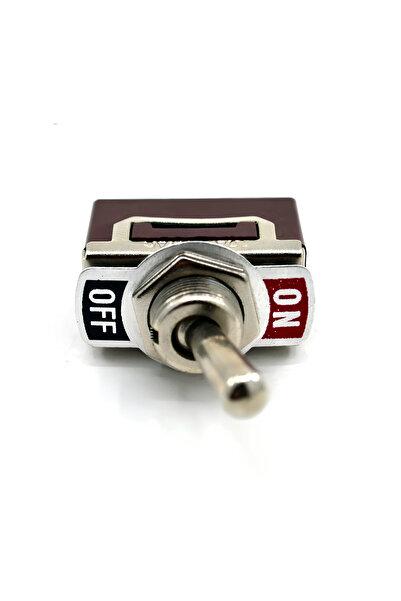 Aksa Toggle Switch 1-0 Metal Anahtar 2 Pin 12V-220V Toggle Switch