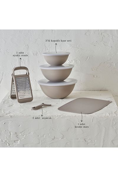 Bella Maison Beige Grego Kitchen Set