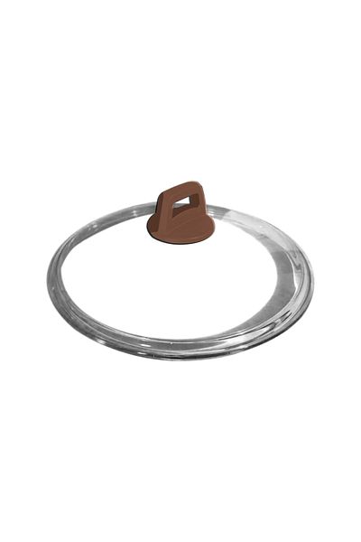 lavonni 32 cm Glass Cover - Cappuccino Topped