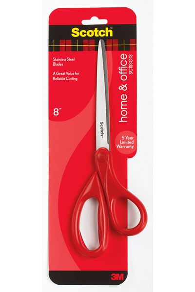 Scotch Scotch™ Home <(>&<)> Office 8 in Scissors 1408, 6/Inner, 6 Inners/cs,
36/1