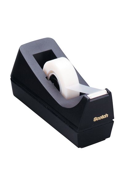 Scotch ® Desktop Tape Dispenser C-38, Black, 1/Pack
