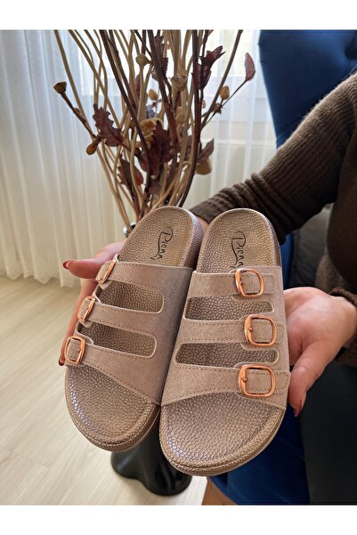 Hızlı Al Soft Orthopedic Sole Slippers. Adjustable to Foot Shape Slippers with Know-Buckle