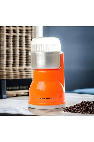 Super Wave Electric Coffee Grinder 150g 300W Powerful Motor with Removable Stainless Steel Bowl