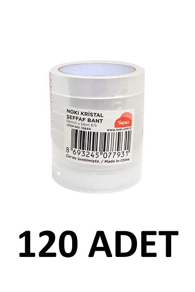 Noki 120Pcs 19X66 Transparent Crystal Tape Money Tape