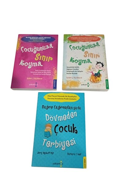 Yakamoz Yayınları ÇOCUĞUNA SINIR KOYMA 1-2 VE BAĞIRMADAN DÖVMEDEN ÇOCUK TERBİ...