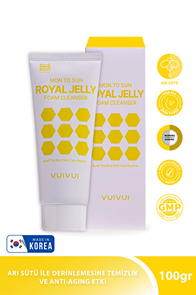 byeolee منظف رغوي من Royal Jelly - رغوة تنظيف الوجه بحليب النحل 100 جرام