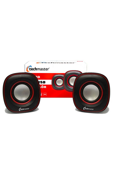 Techmaster G-system D015 Stereo Usb Hoparlör Bilgisayar Pc Tablet Notebook