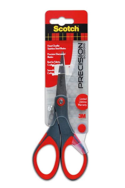 Scotch ™ Precision Scissors 1446, 6 in, 6 Each/Carton, 6 Carton/Case