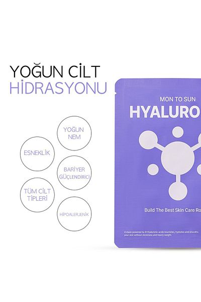 byeolee 5 Pieces Intensely Moisturizing Korean Face Mask with Hyaluronic Content 25ml