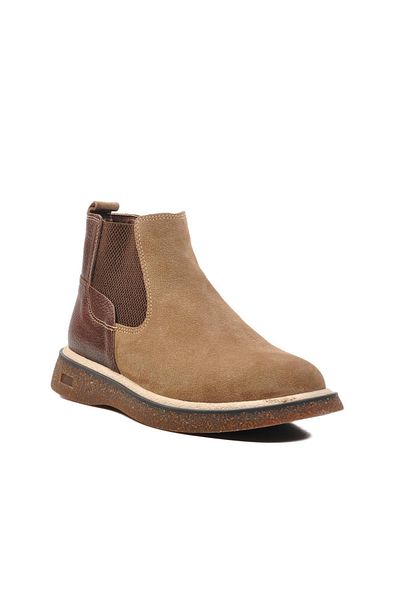AYAKMOD 684016 M Sand Suede Γνήσιο Δερμάτινο Ανδρικές Μπότες