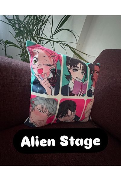 galaxyboutique Alien Stage Square Pillow