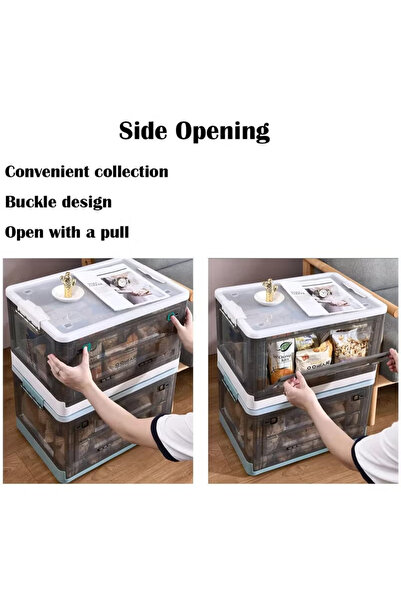 COOYA Storage Bin, Large Storage Box with Wheels, Lid, for Clothes, Toy, and Books (White)